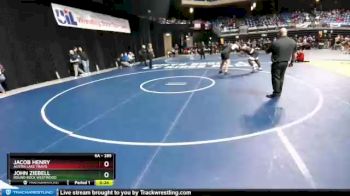 6A - 285 lbs Cons. Round 2 - John Ziebell, Round Rock Westwood vs Jacob Henry, Austin Lake Travis