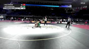 132 lbs 3rd Place Match - Leo Champagne, Grace Davis vs Cole Cronon, Turlock