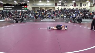 JV-3 lbs 3rd Place Match - Aiden Bird, Alburnett vs Owen Hachey, Linn-Mar