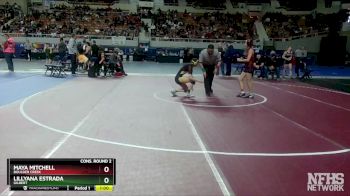 100 lbs Cons. Round 2 - Lillyana Estrada, Gilbert vs Maya Mitchell, Boulder Creek