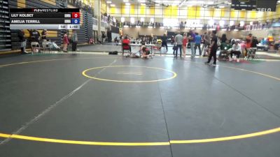 115 lbs Cons. Round 3 - Lily Kolbet, Iowa vs Amelia Terrill, Iowa