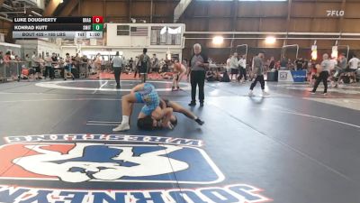 185 lbs Quarterfinal - Luke Dougherty, Dragon Wrestling Club vs Konrad Kutt, Smittys Barn/phillips Exeter