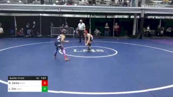 78 lbs Quarterfinal - Roman Zarbo, Nwaa vs Logan Cox, Journeymen