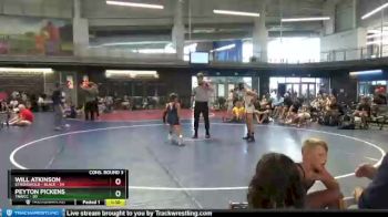 100 lbs Semis & 3rd Wb (16 Team) - Peyton Pickens, TNWCC vs Will Atkinson, Stronghold - Black
