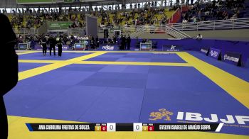 Evelyn Isabeli De Araújo Serpa vs Ana Carolina Freitas De Souza 2025 Brasileiro Jiu-Jitsu IBJJF