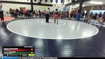 110lbs Cons. Round 2 - Elsa Pancera, Ballard (Girls) vs Halie Scroggins, Oregon City