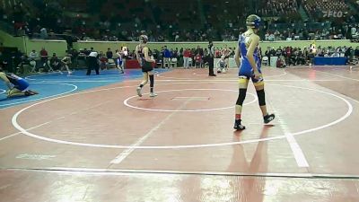 94 lbs Semifinal - Maddy Mauzey, Newkirk Jr High vs Lyric Golden, Harrah