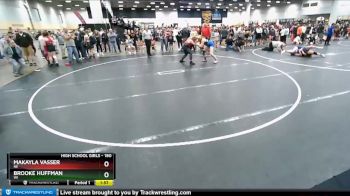 180 lbs Quarterfinal - Makayla Vasser, NE vs Brooke Huffman, WI