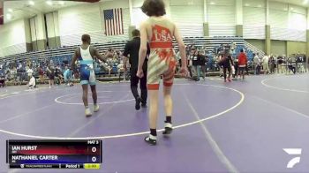 132 lbs Champ. Round 2 - Ian Hurst, OH vs Nathaniel Carter, MI