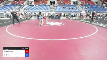 120 lbs Cons 32 #1 - Vinny Mayberry, Iowa vs Corey Dye, South Carolina