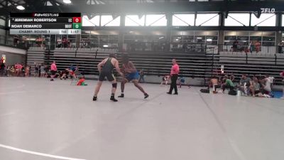 158-174 lbs Champ. Round 1 - Jeremiah Robertson, Eureka College vs Noah DeMarco, Oswego Wrestling Club