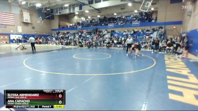 105lbs Cons. Round 4 - Ana Camacho, Mount Baker (Girls) vs Elyssa Armendariz, Moses Lake (Girls)