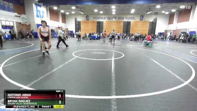 175 lbs Champ. Round 1 - Antonio Arias, Corona High School vs Bryan Iniguez, Golden Valley (Bakersfield)