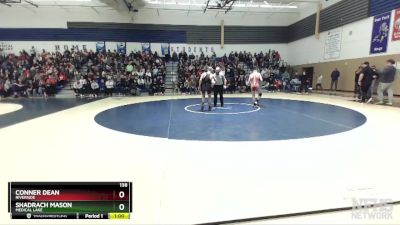 138 lbs Cons. Semi - Conner Dean, Riverside vs Shadrach Mason, Medical Lake