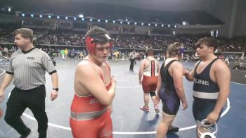 D 1 215 lbs Cons. Round 1 - Sonnie Pino, Riverdale vs Ben Beaudean, Haughton