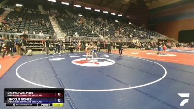 70 lbs Cons. Semi - Kelton Walther, Green River Grapplers Wrestling vs Lincoln Gomez, Green River Grapplers Wrestling