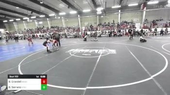 83 lbs 2nd Place - Brighton Crandell, Mogollon vs Braxten Serrano, Stout Wr Acd