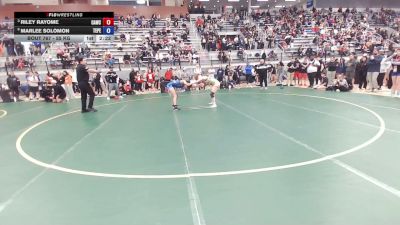 55 kg Quarters - Riley Rayome, Cardinal WC vs Marlee Solomon, Team Pennsylvania