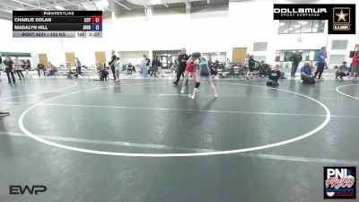 120 kg Rr Rnd 5 - Charlie Dolan, Izzy Style Wrestling vs Madalyn Hill, Journeymen Wrestling Club