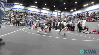 51 lbs 3rd Place - Blakelee Vinson, Weatherford Youth Wrestling vs Addilynn Quintero, Harrah Little League Wrestling