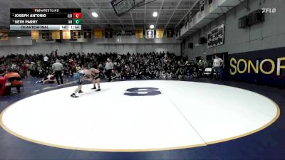 165 lbs Quarterfinal - Joseph Antonio, St. John Bosco vs Seth Parry, Newport Harbor