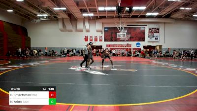 165 lbs Round Of 32 - Ben Shvartsman, Spartan Combat RTC vs Nicholas Arbes, Bucknell