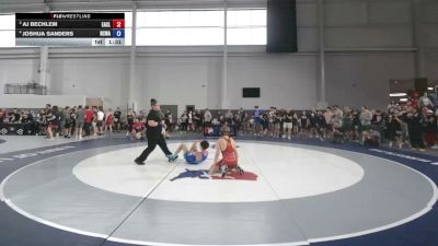 100 lbs Cons. Quarters - Aj Bechlem, Eagle Club vs Joshua Sanders, Red Cobra Wrestling Academy