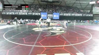 Boys 1B/2B 106 Champ. Round 2 - Dominick Sanchez, Forks vs Nathan Elliott, Darrington