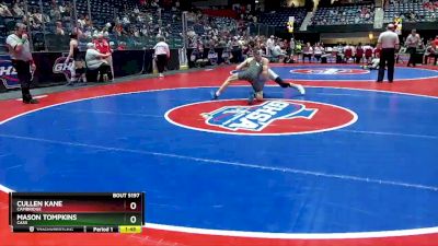 5A-150 lbs Semifinal - Cullen Kane, Cambridge vs Mason Tompkins, Cass