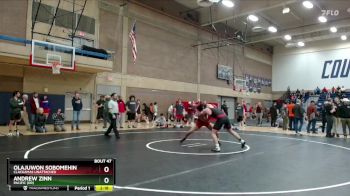 174 lbs Champ. Round 2 - Andrew Zinn, Pacific (OR) vs Olajuwon Sobomehin, Clackamas Unattached
