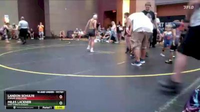 97/101 Round 3 - Miles Lackner, East Kansas Eagles vs Landon Schulte, Purler Wrestling