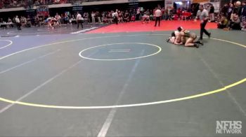 125 lbs Semifinal - Chance Halverson, Student Wrestling Development Program vs Jacob Morris, South Anchorage High School