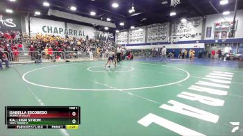 100 lbs Quarterfinal - Isabella Escobedo, Murrieta Valley vs Kalleigh Strom, Vista Murrieta