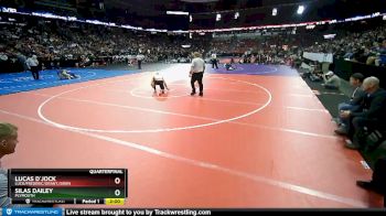 D2-170 lbs Quarterfinal - Silas Dailey, Plymouth vs Lucas D`Jock, Luck/Frederic/Grant./Siren