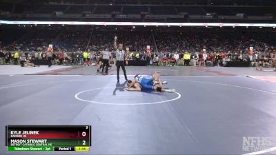 D1-150 lbs Quarterfinal - Mason Stewart, Detroit Catholic Central HS vs Kyle Jelinek, Davison HS