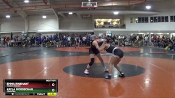 120 lbs Semifinal - Kayla Moroschan, CHIPPEWA vs Emma Rinehart, MOUNT VERNON
