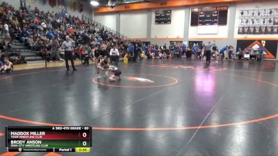 60 lbs Round 2 - Brody Anson, Iowa City Wrestling Club vs Maddox Miller, Tiger Wrestling Club