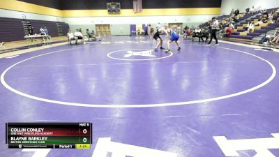 165 lbs Cons. Round 2 - Blayne Barkley, Belton Wrestling Club vs Collin Conley, One Unit Wrestling Academy