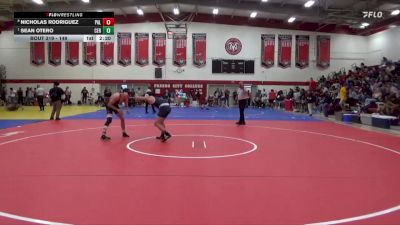 149 lbs Quarterfinal - Sean Otero, Cerritos College vs Nicholas Rodriguez, Palomar College
