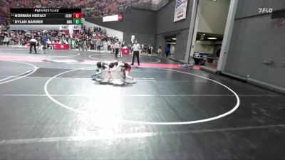 72 lbs Semifinal - Norman Heraly, West De Pere Wrestling Club vs Dylan Barber, Askren Wrestling Academy