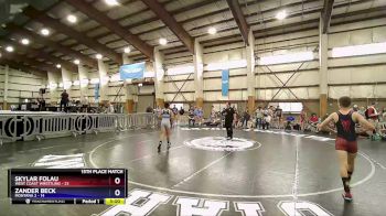 106 lbs Placement (16 Team) - Uriah Anderson, West Coast Wrestling vs Madden Sandoval, Montana 2