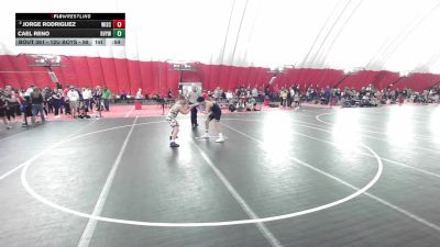 12U Boys - 160 lbs 1st Place Match - Cael Reno, River Valley Youth Wrestling Club vs Jorge Rodriguez, Wisconsin