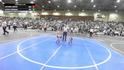 37 lbs Consolation - Zayden Lebow, Truckee WC vs Jayce Crisman, Salem Elite