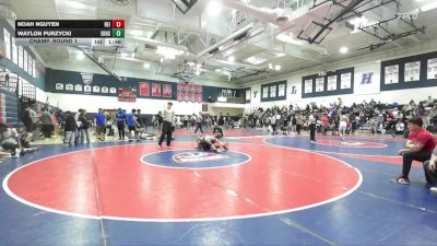 122 lbs Champ. Round 1 - Noah Nguyen, Reign vs Waylon Purzycki, El Dorado High School