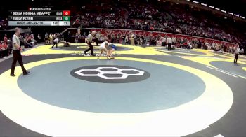 G-130 lbs 7th Place Match - Emily Flynn, G-Hubbard vs Bella Ndinga Mbappe`, G-Olen. Orange