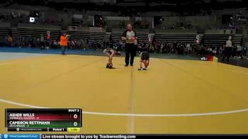 50 lbs Quarterfinals (8 Team) - Cameron Rettmann, Hutchinson vs Asher Wills, Zumbrota-Mazeppa