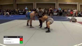 Match - Rigoberto Estrada, Cali Select vs Alex Coleman, Cornhuskers