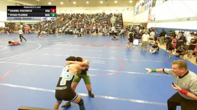 144 lbs Cons. Round 1 - Daniel Pacheco, Villa Park High School vs Ryan Flores, Brea Olinda High School