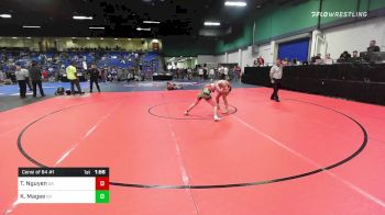 120 lbs Consi Of 64 #1 - Tyler Nguyen, GA vs Kiernan Magee, NY