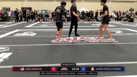 Aiden Robinson vs Jayden Portillo Khoury 2025 ADCC Orlando Open/Youth Trials